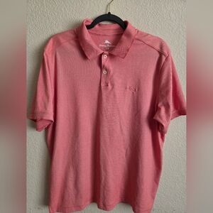 Tommy Bahama Pink Polo Shirt for Men